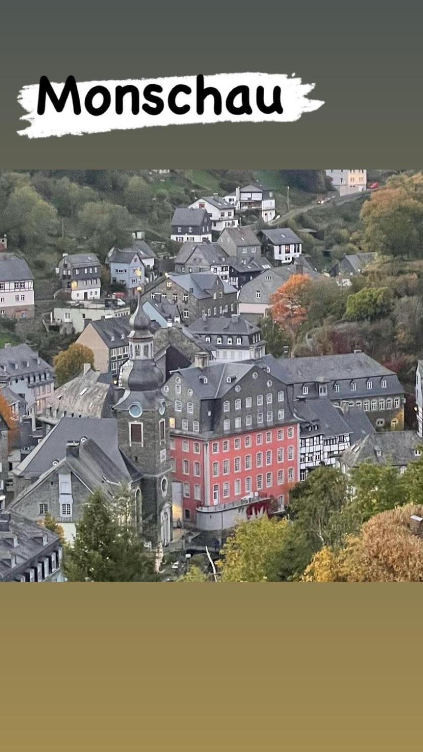 Ferienwohnung Hueftgold Schlafen & Wohnen Monschau Exterior foto